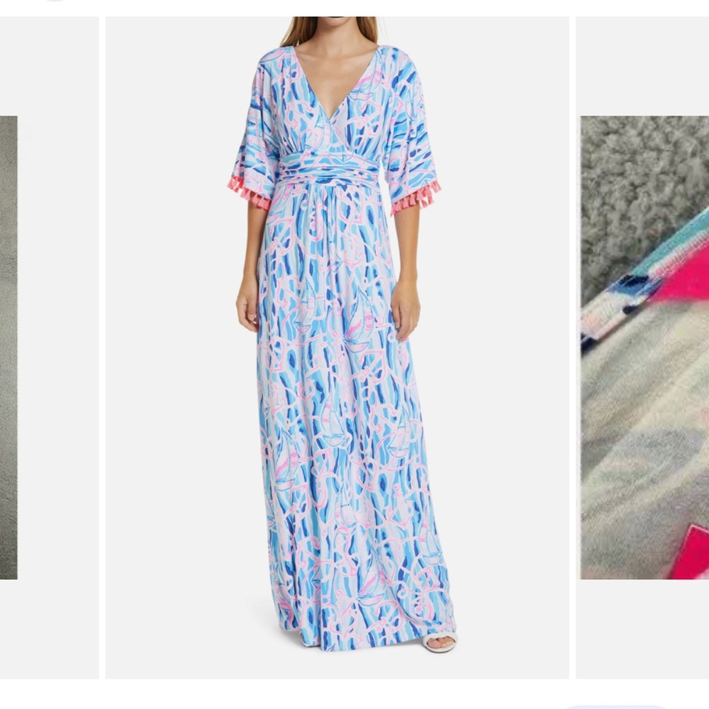 Beautiful Lilly Pulitzer Blue Anchor Print Parigi Laxi Dress ⚓️